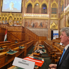 4 November 2021 Prof. Dr Zarko Obradovic at the meeting of the Committee on Political Affairs and Democracy of the Parliamentary Assembly of the Council of Europe